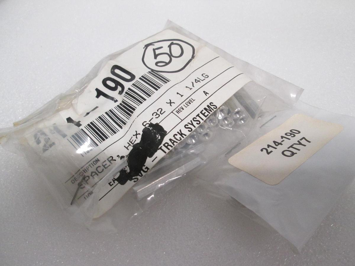 Hex Spacer, 6-32 x 1 1/4LG, 214-190, New, Lot of 50