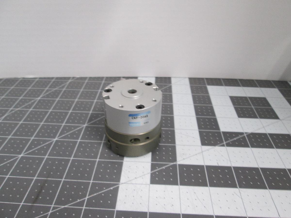 Used Konsei CKF-20AS Hollow Type 3-Jaw Pneumatic Chuck Gripper Actuator