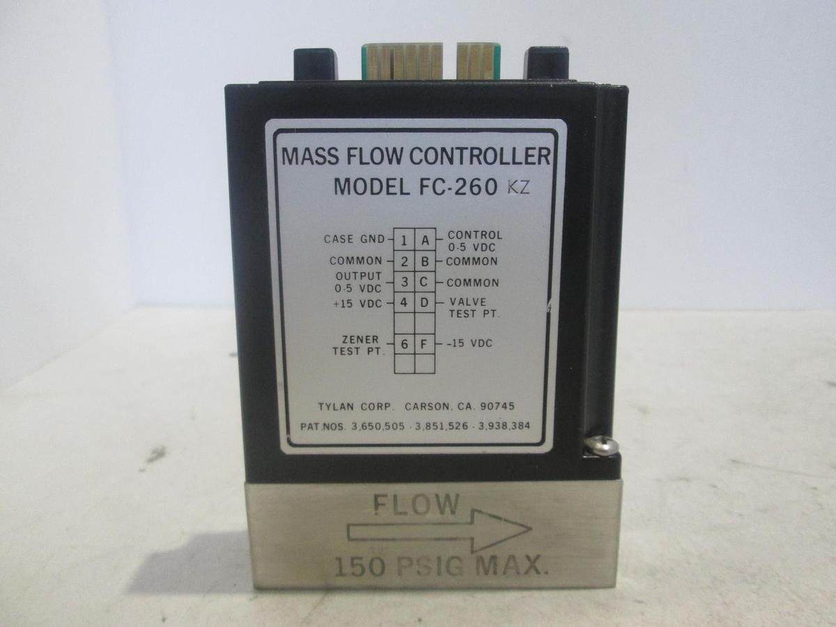 Used Tylan, FC-260KZ, Mass Flow Controller, 200 SCCM, BCL3, Used