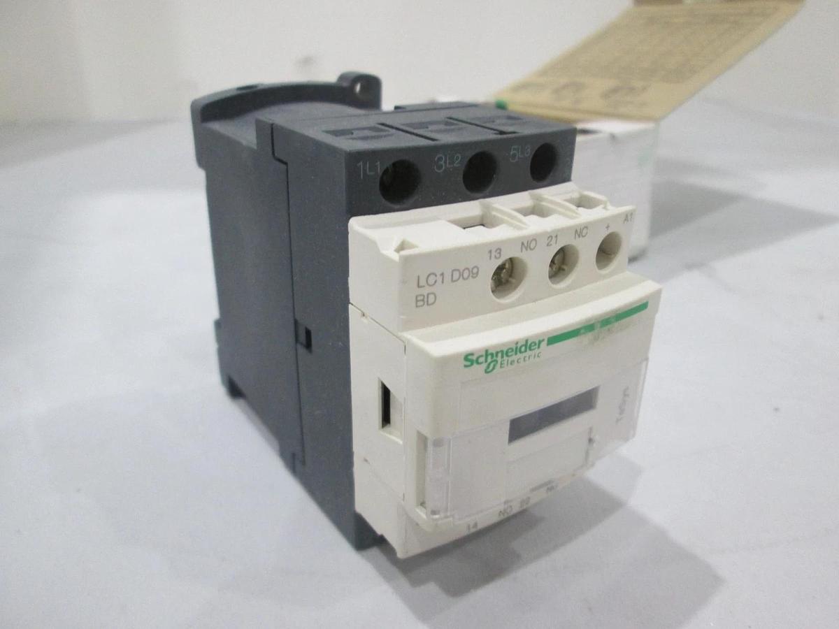 Schneider Electric, LC1 D09, Contactor, 24VDC, New