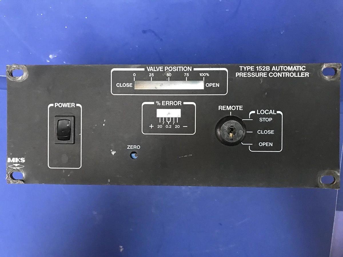 Used MKS Instruments Type 152B Automatic Pressure Controller 152B-PO, Used