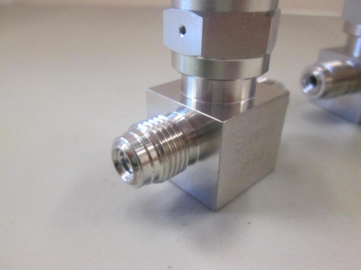 Used Fujikin, 3.5-7kgf, N.O. Pneumatic Valve, 1/4" MVCR, Used, Lot of 3