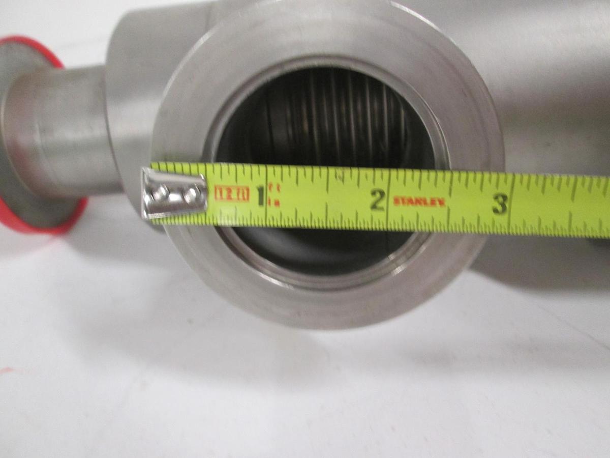 Used MKS HPS, NW 50 Right Angle Gate Valve, 2 Stage, Cleaned, Used