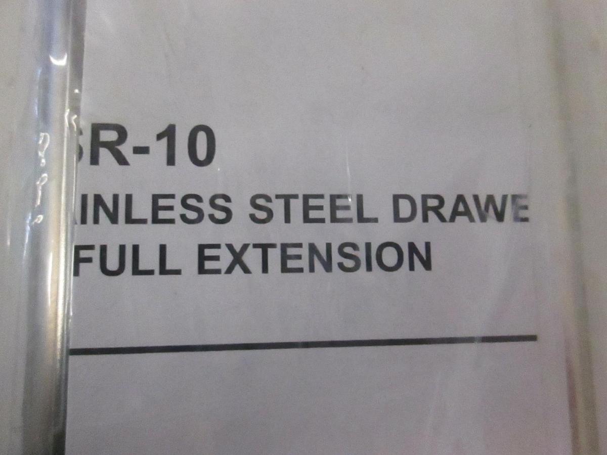 Used SR-10 Stainless Steel Drawer Extension, New