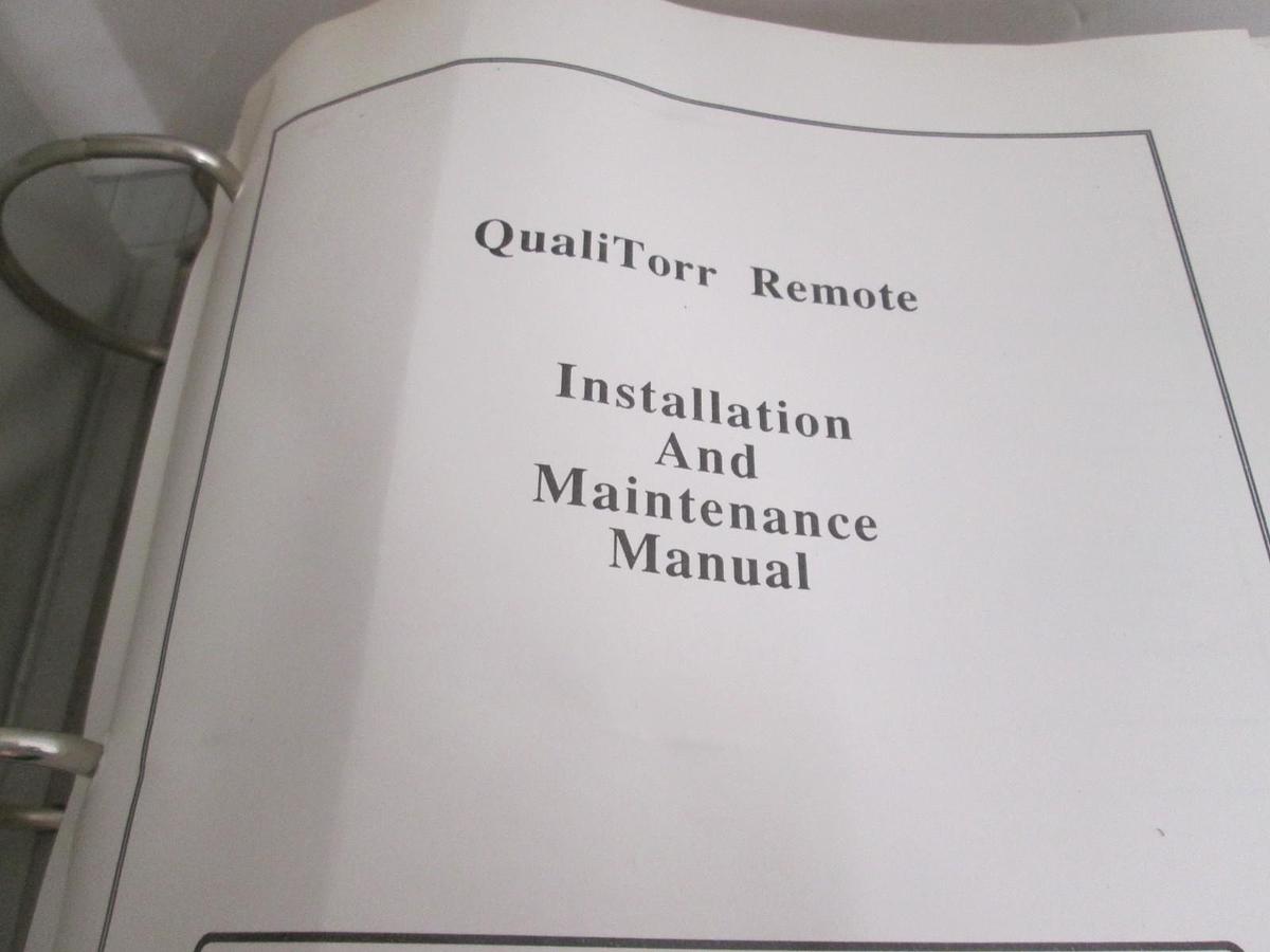 Used UTI, QualiTorr Remote, Installation and Maintenance Manual, Used