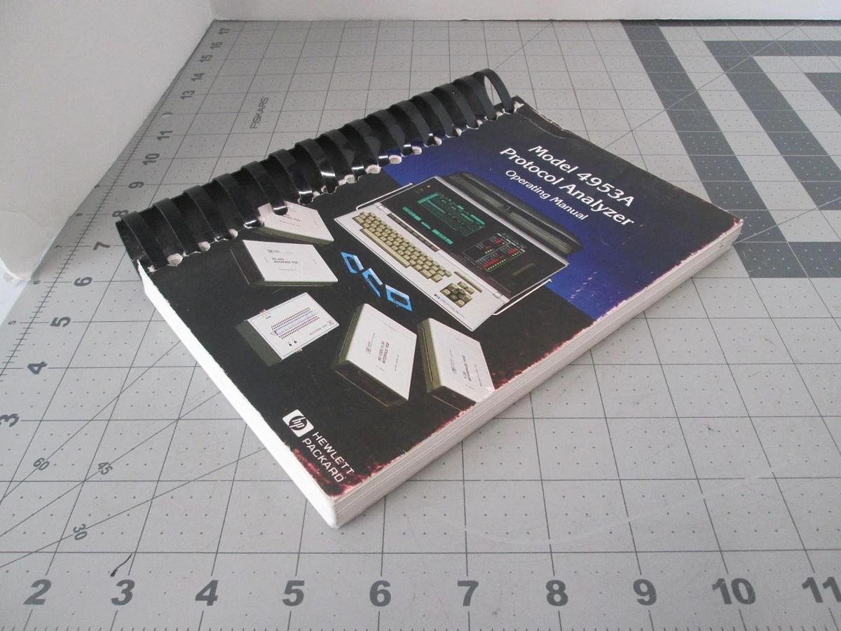 Used Hewlett Packard, Model 4953A Protocol Analyzer, Operating Manual, Used