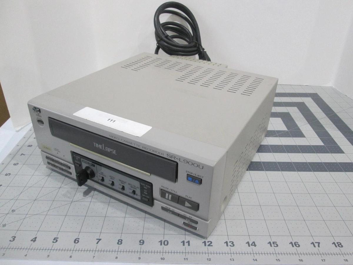 Used JVC, SR-L900U, Video Cassette Recorder, Ac 120V, 60Hz, 14W, Used