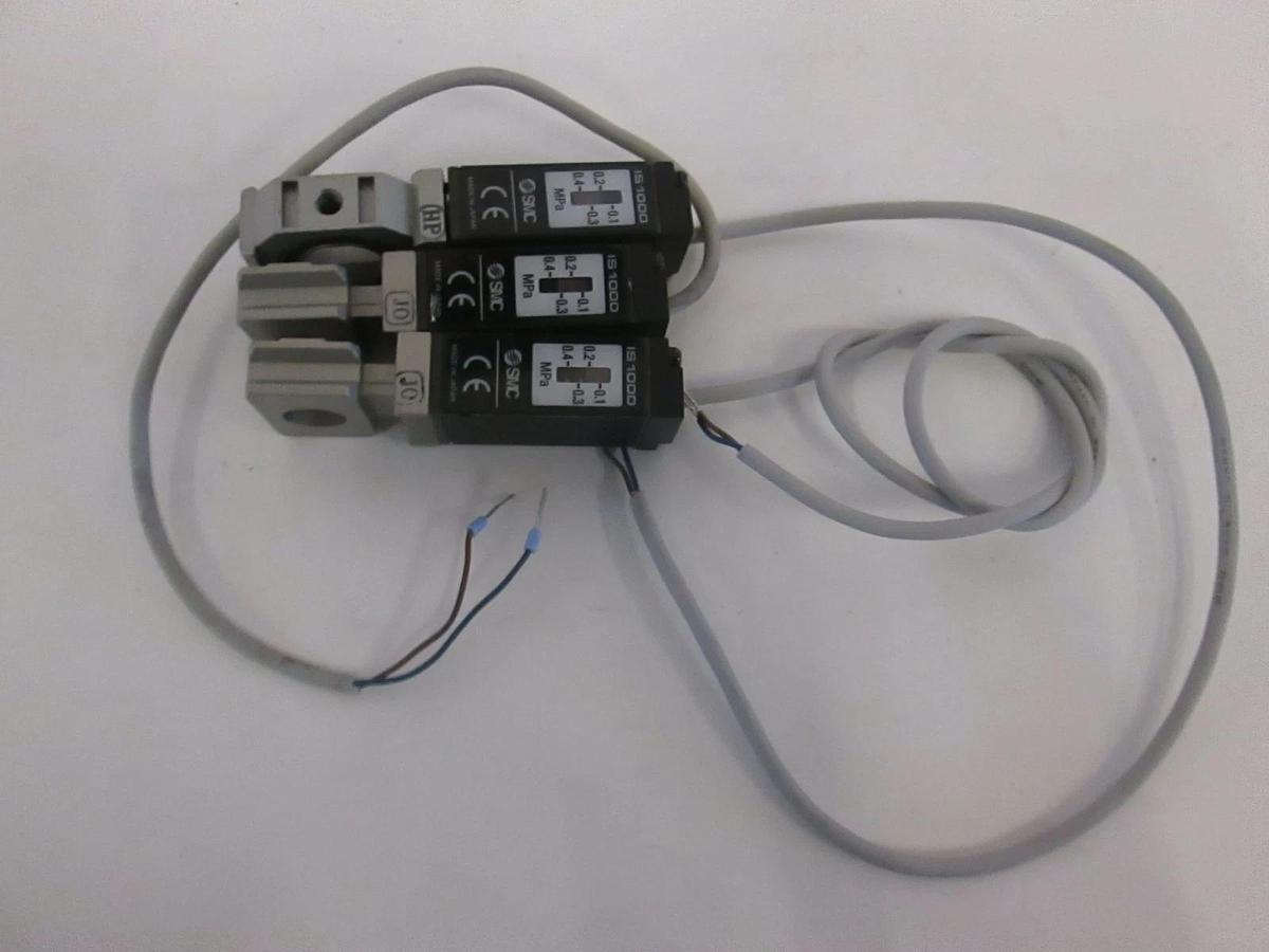 Used SMC, Pressure Switch Sensor, IS1000, Used, Lot of 3