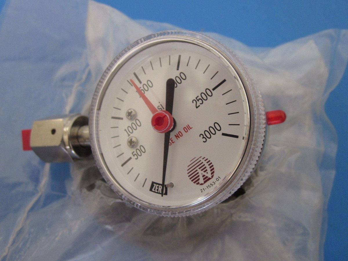 Used SPAN IPS 122 TYPE 1 High Purity Pressure Gauge w/ Indicating Pressure Switch