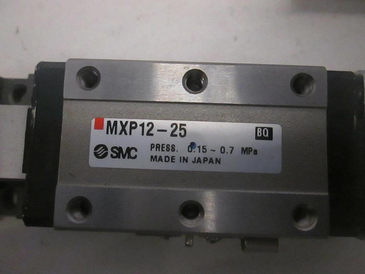 Used SMC, Slide Table, MXP12-25, Used, Lot of 2