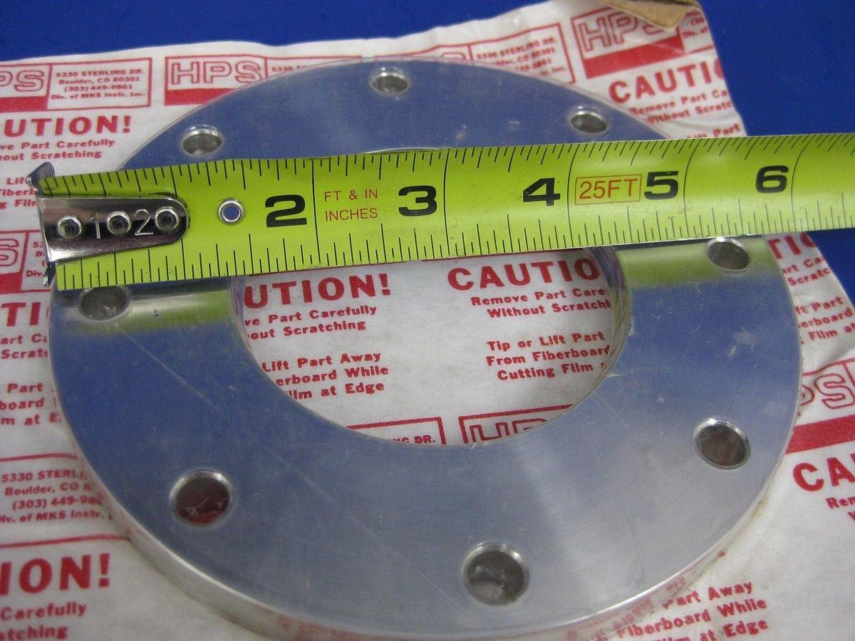 Used MKS HPS F Flange Reducer / Adapter, 5 5/8" OD to 3" ID