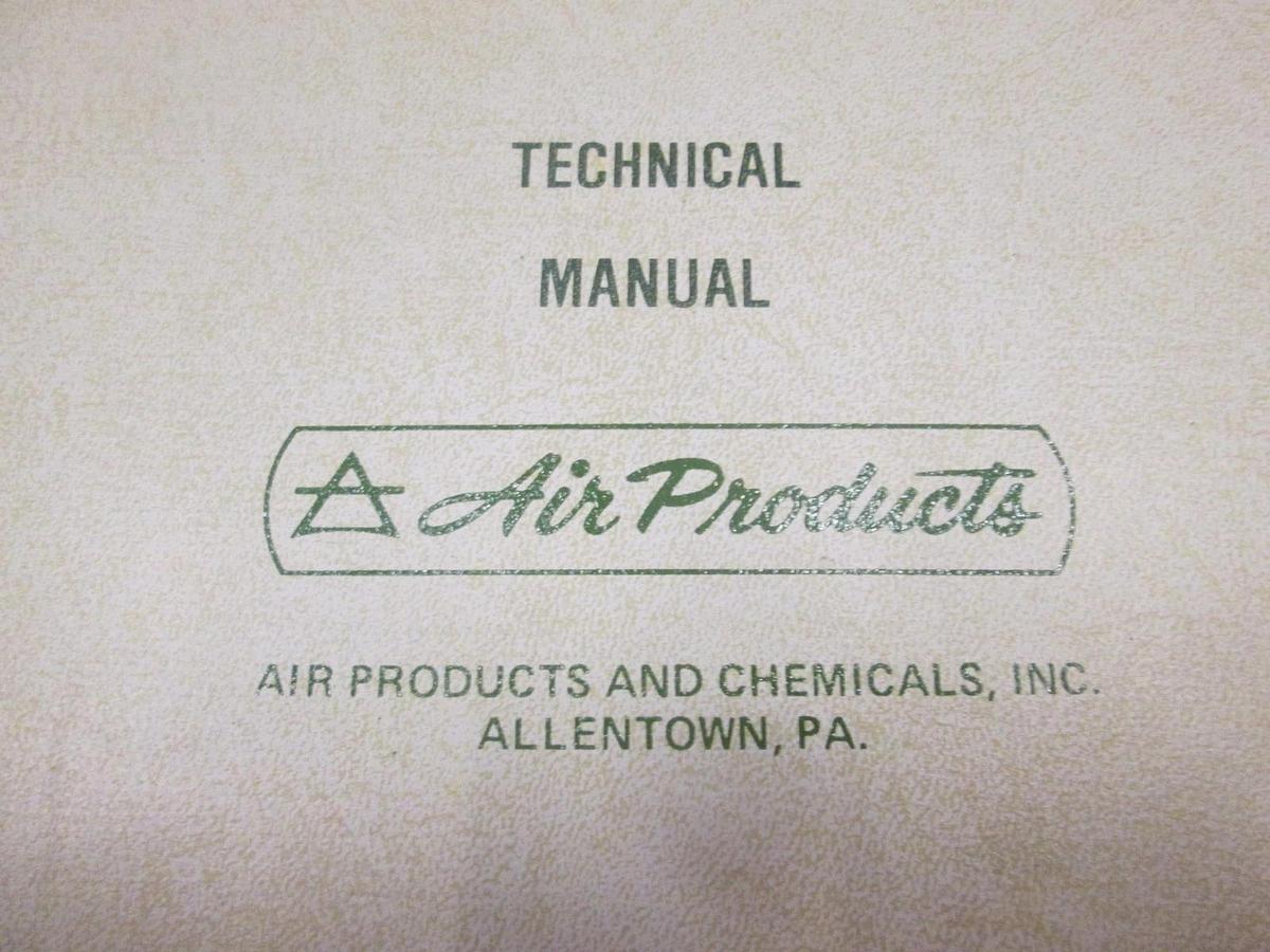 Used Air Products, 254775A, Compressor Module 1R04WSL Technical Manual, Used