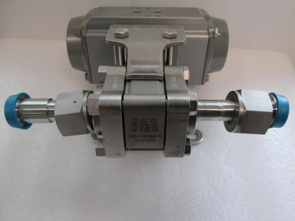 Swagelok, SC00060-5U, Actuated Ball Valve Assy w/, SS-65TW12T65-3 Valve, New