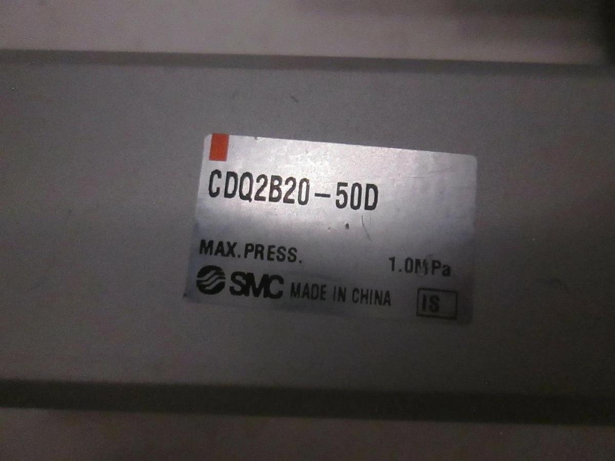 Used SMC, Pneumatic Cylinder, CDQ2B20-50D (1) and MKA20-20L (1), Used