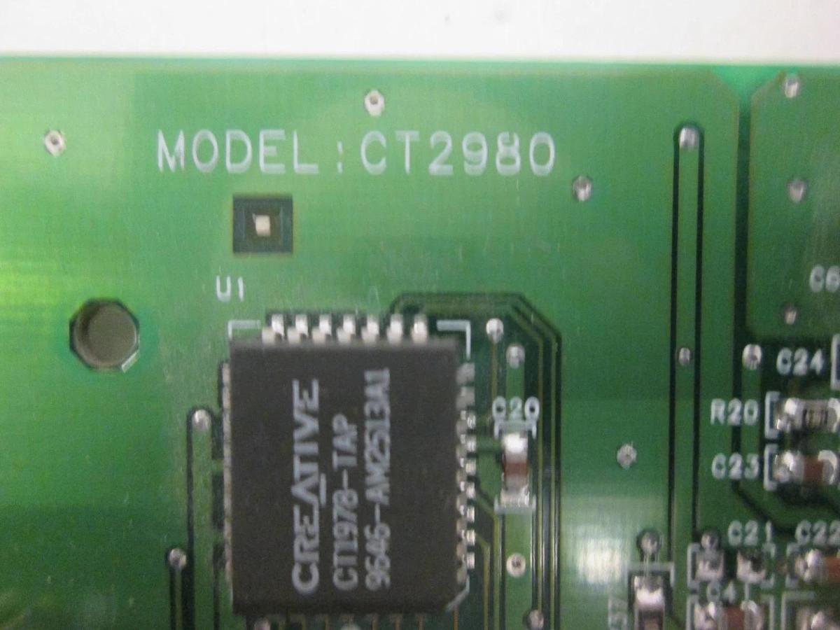 Used Creative Labs, CT2980, Sound Blaster Audio Card, Used