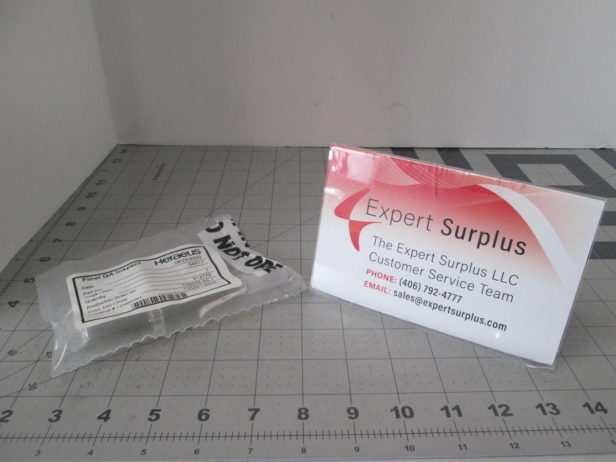 Heraeus HSQ 300 Quartz 108035-05-1 RVP injector, SPT Micro, New