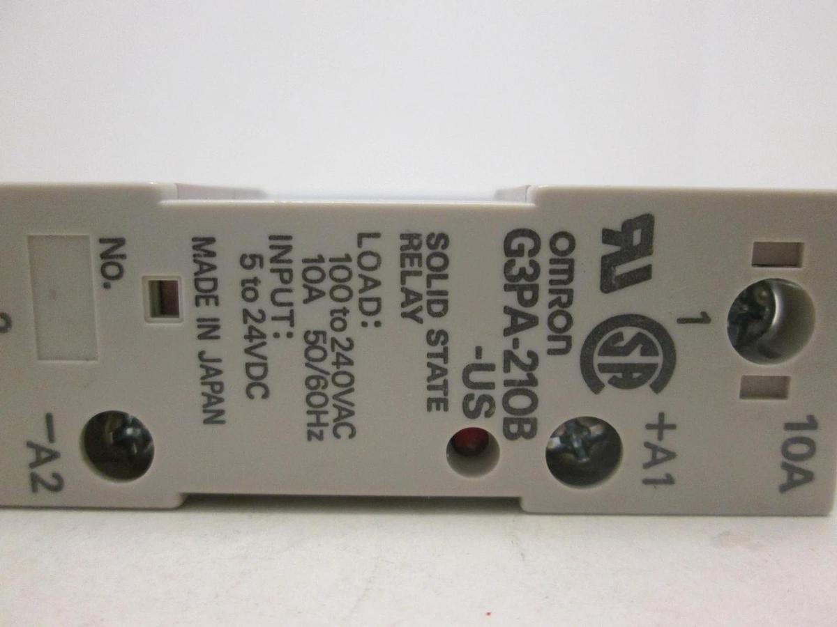Used Omron, G3PA-210B, Solid State Relay, Used