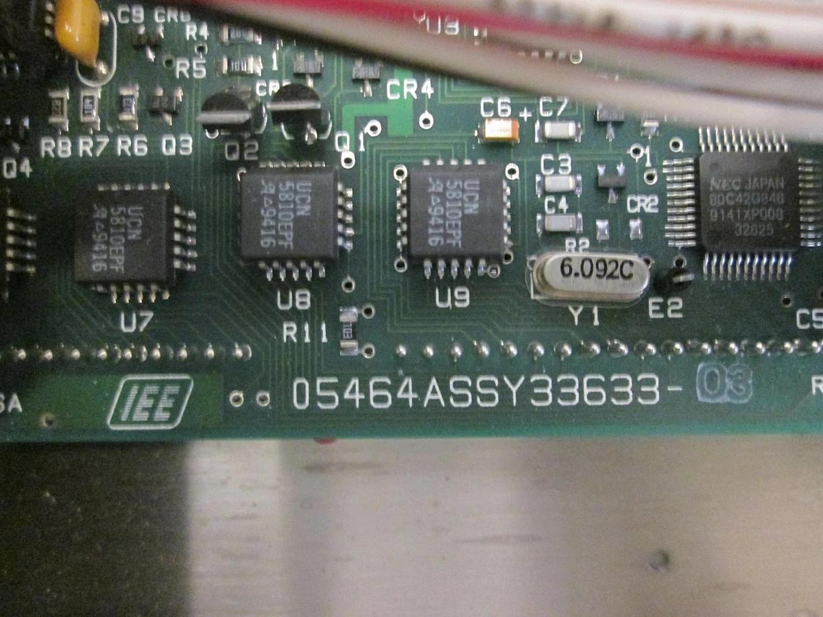 Used Cryco Front Panel w/ IEE 05464ASSY33633-03 Fluorescent Display, Used