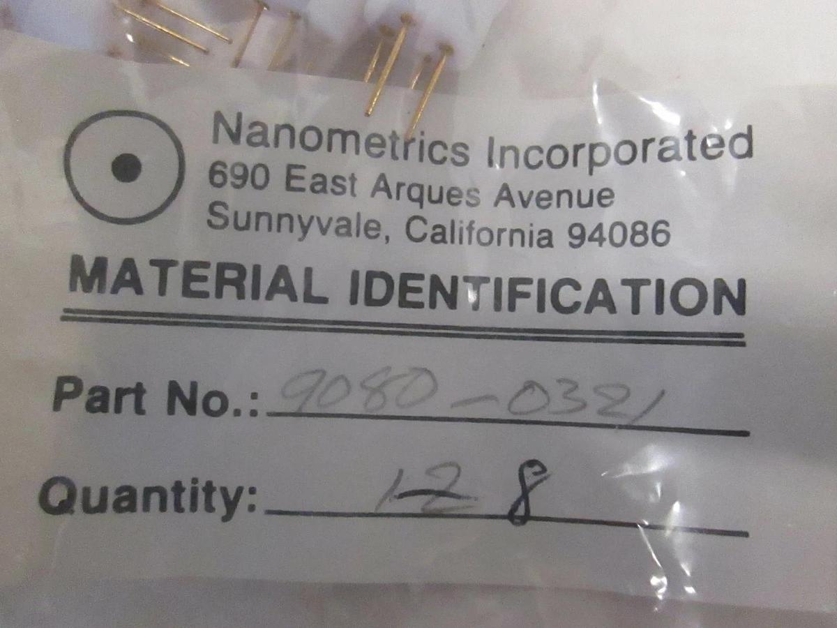 Used Nanometric 4 Pin Socket, 9080-0321, Used, Lot of 8