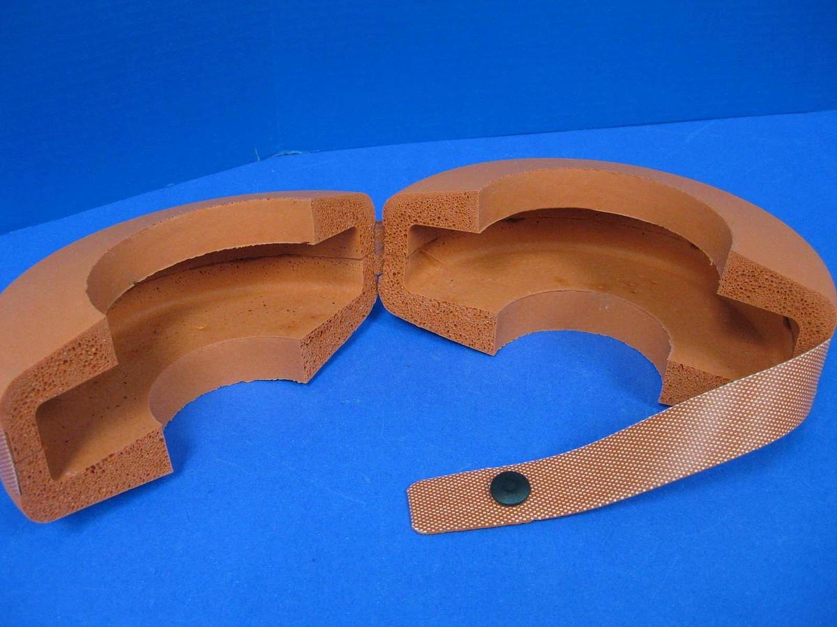 MKS HPS 4520-0017 Heater Jacket Flange Insulator for NW50 + Double Claw Clamps