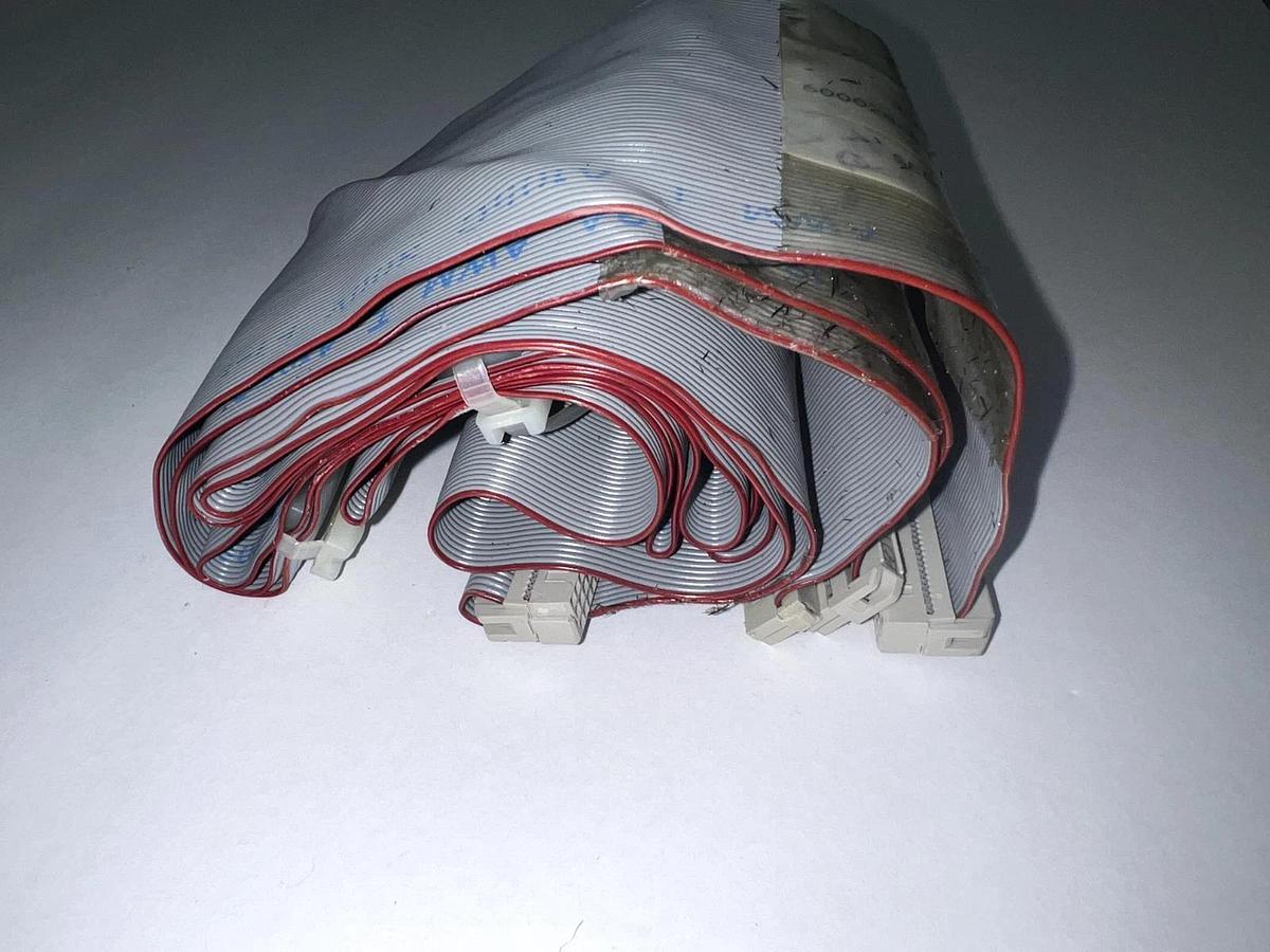 Used SVG VTR Ribbon Cable P/N 600028-02 Harness PCE Digital I/O, Used