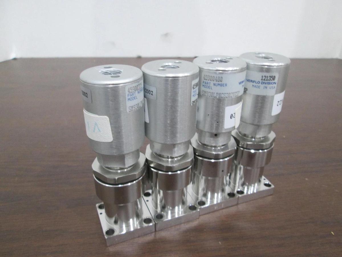 Used Veriflo, SM930LPNCS102VESP, High Purity Valve, Used, Lot of 4