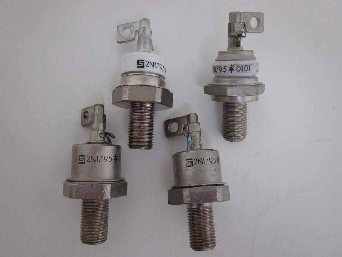 Used Silicon Control Rectifier 2N1794-0101 Stud SCR, Phase Control, - LOT of 4 Used