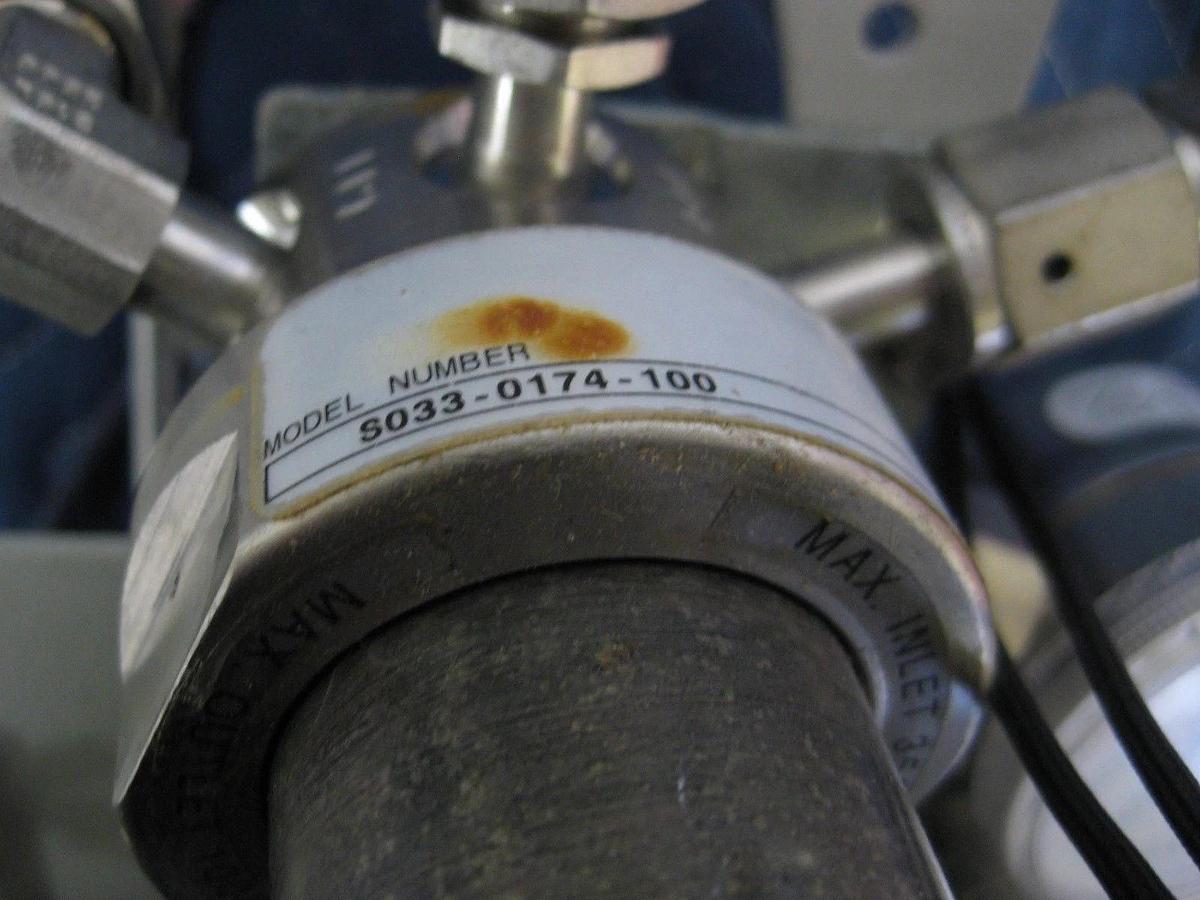 Used Semi-Gas High Purity Gas Panel, CGA 320 w/ Pigtail Shut Off Valve, Used