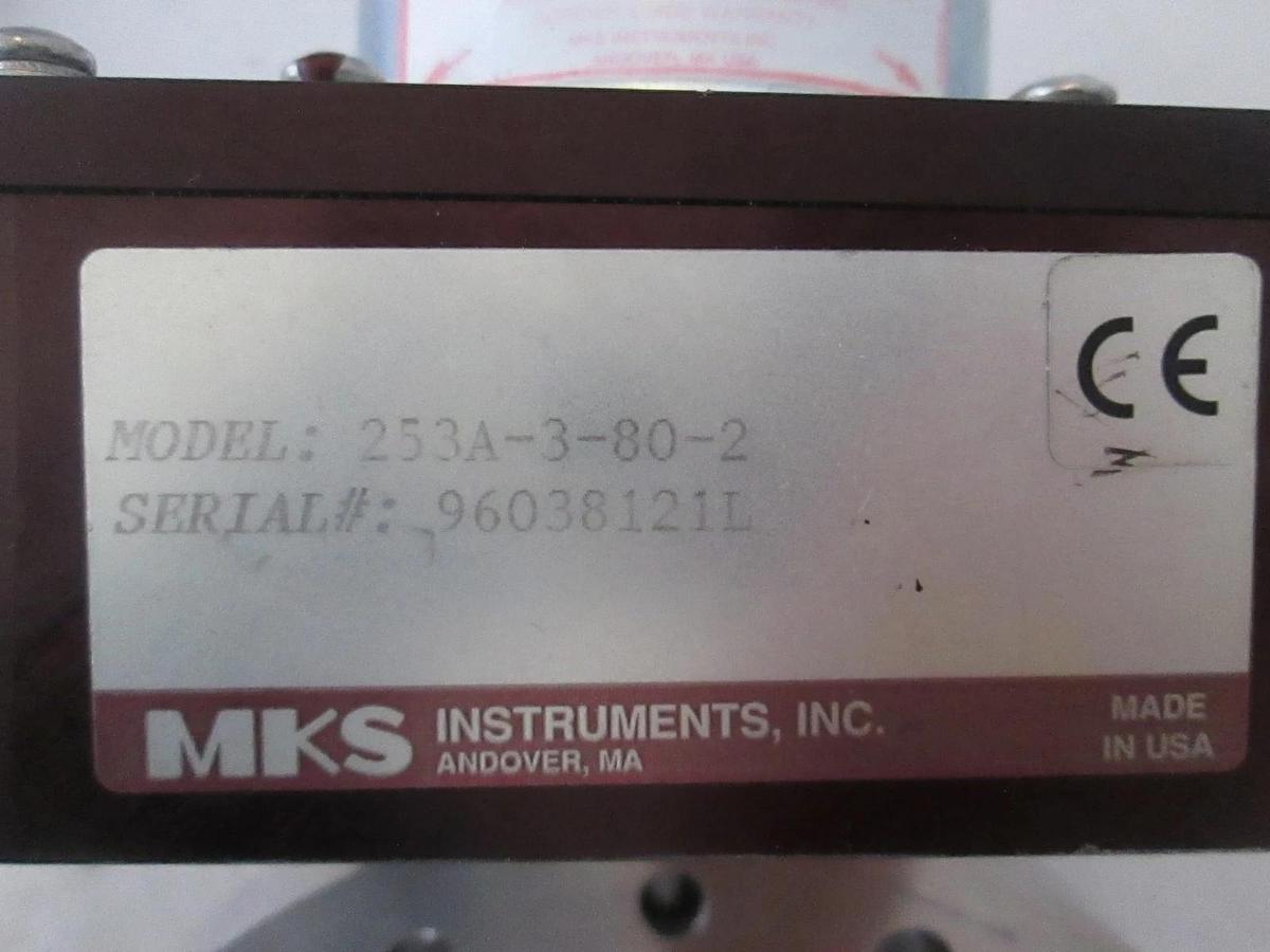 Used MKS 253A-3-80-2, Throttle Control Valve, Type 253A, Used