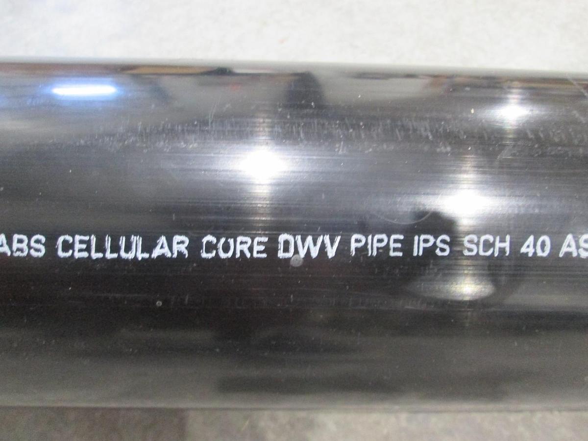 Used Genova Coex, Abs Cellular, 4" DWV Pipe IPS SCH 40 ASTM, Used