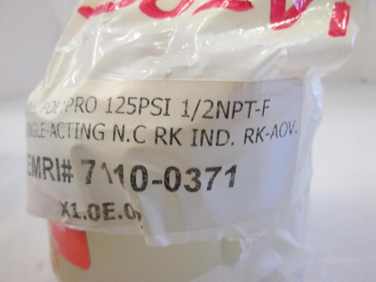 RK Industries, RK-AOV, 2 Way Pneumatic Valve, 125PSI, New