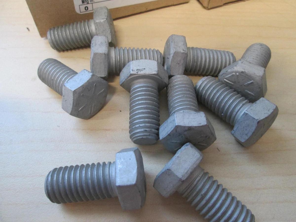 Hex Head Cap Screw UST237607, 1/2"-13 x 1" Armor Coat Steel, Lot of 30 New