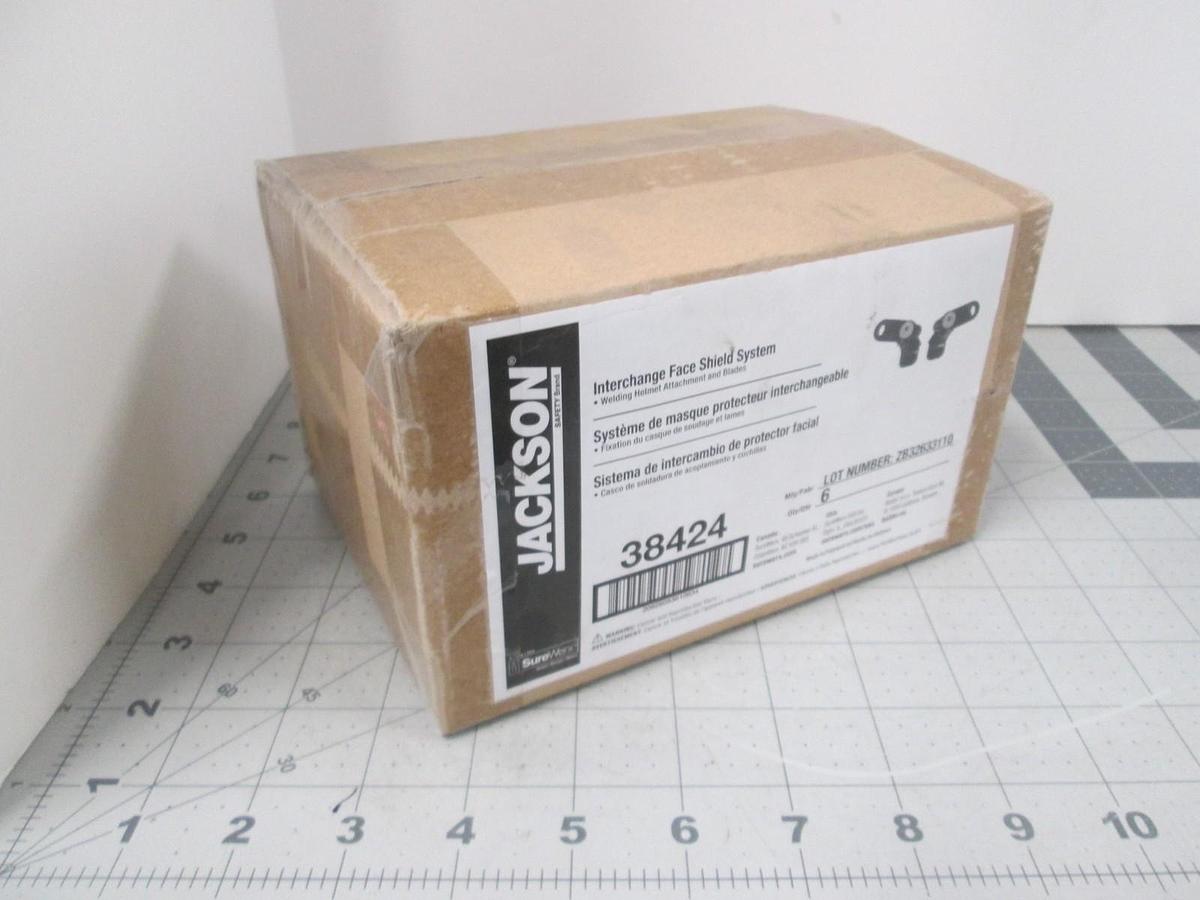 Jackson Safety, Interchange Face Shield System, ZB32633110, New, Lot of 6