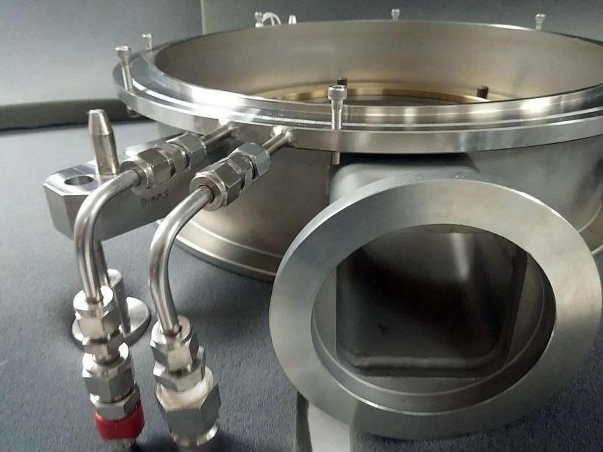 Used Kokusai 200mm Process Chamber Manifold Flange Plenum, Used