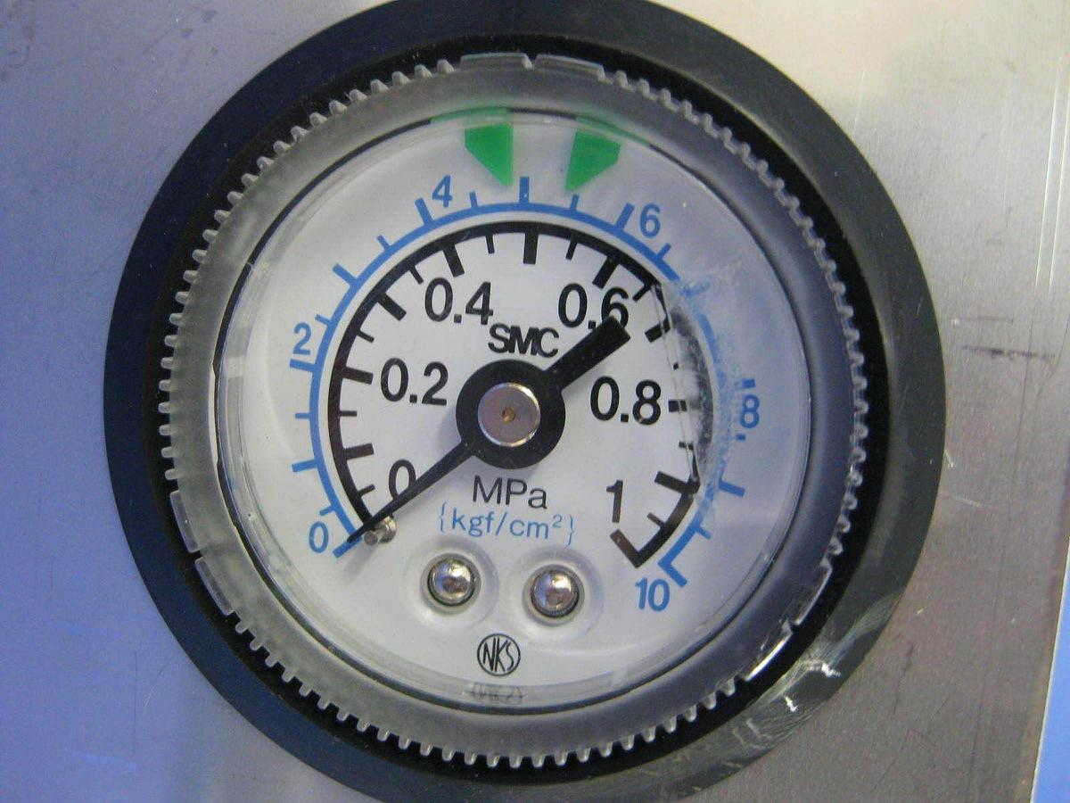 Used TEL Regulator Assembly: SMC AR2000-01B, VJ3333, Kuroda SPE-H, 0-1MPa Gauge