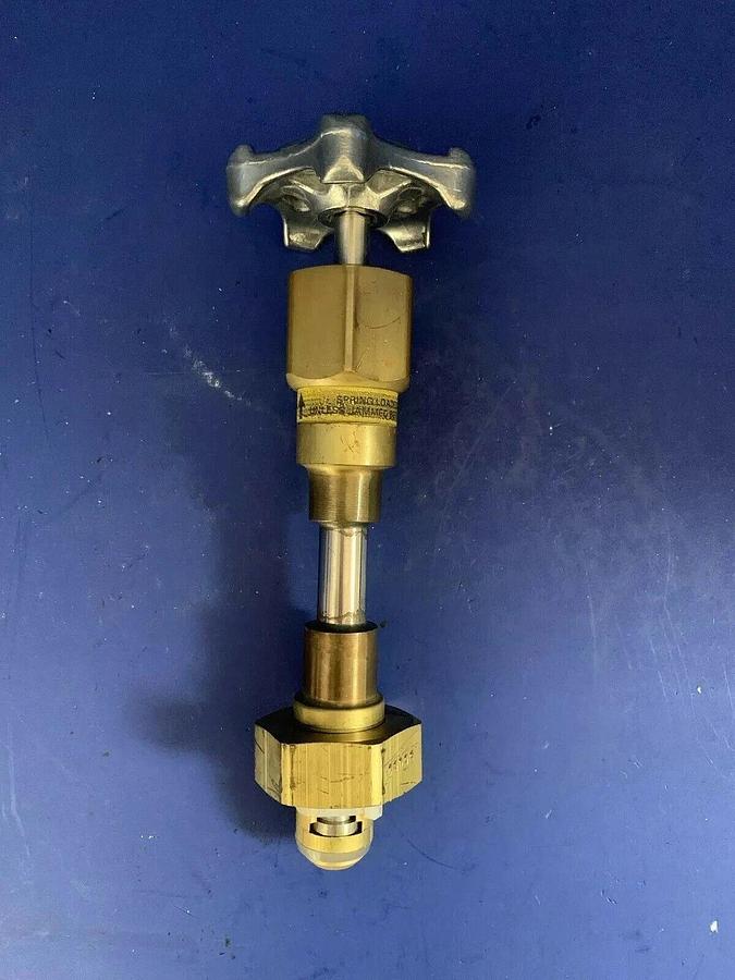 Used McMaster-Carr 1/2" Cryogenic Valve, Bronze, without Globe Valve, Used