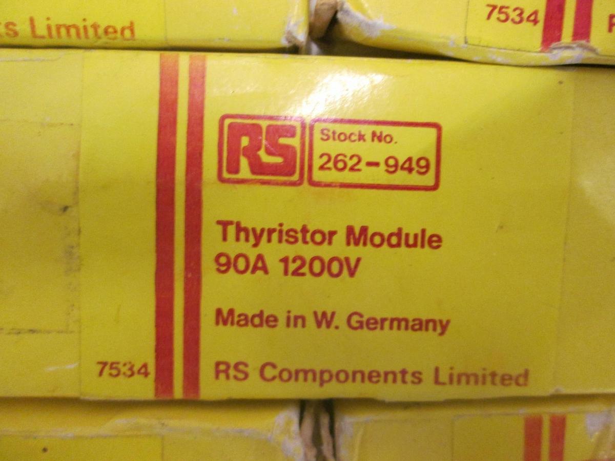 RS Components, 262-949, Thyristor Module, New, Lot of 5