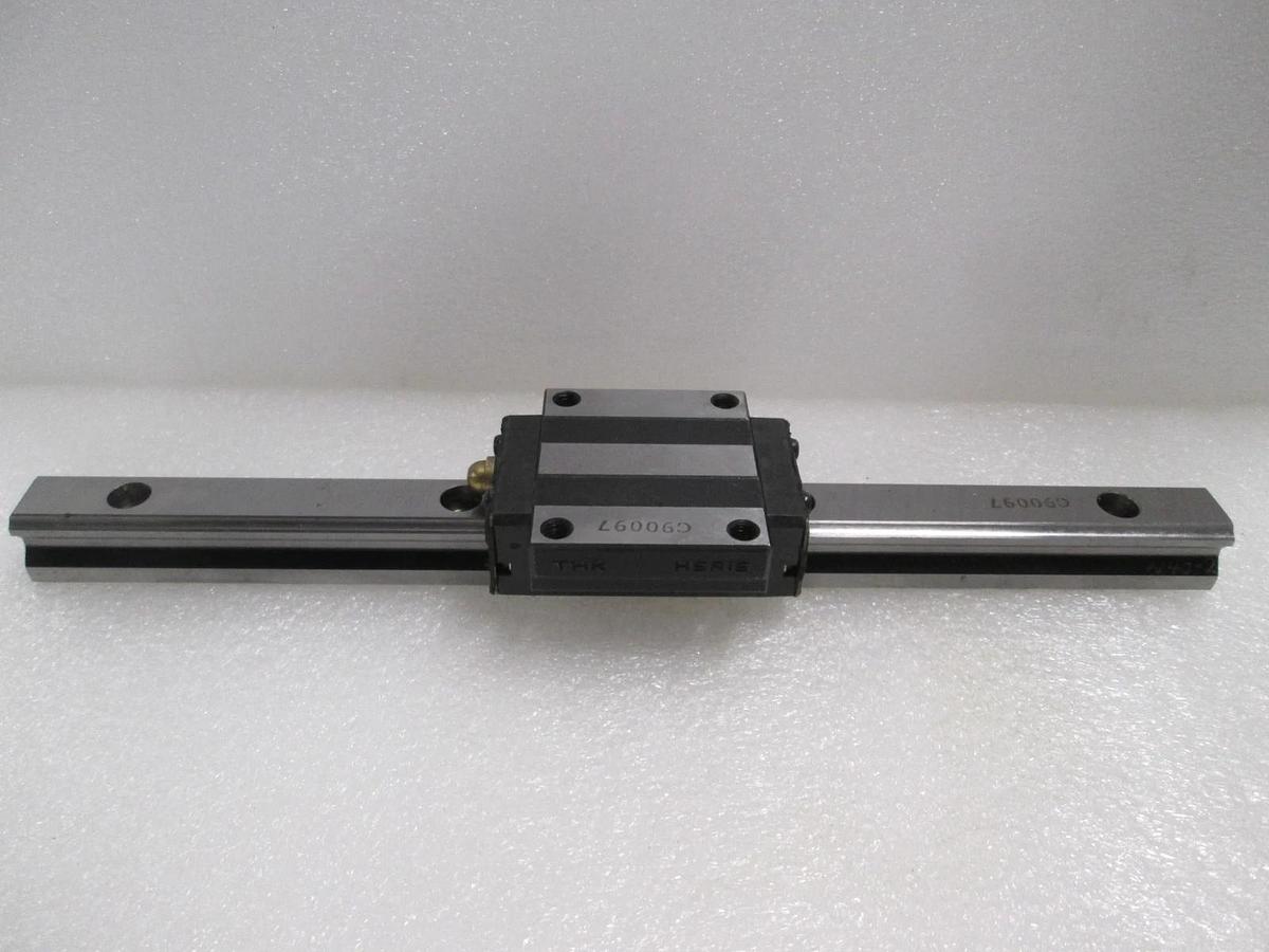 THK, HSR15, Linear Bearing Guide Block w/ G90097 Guide Rail, New