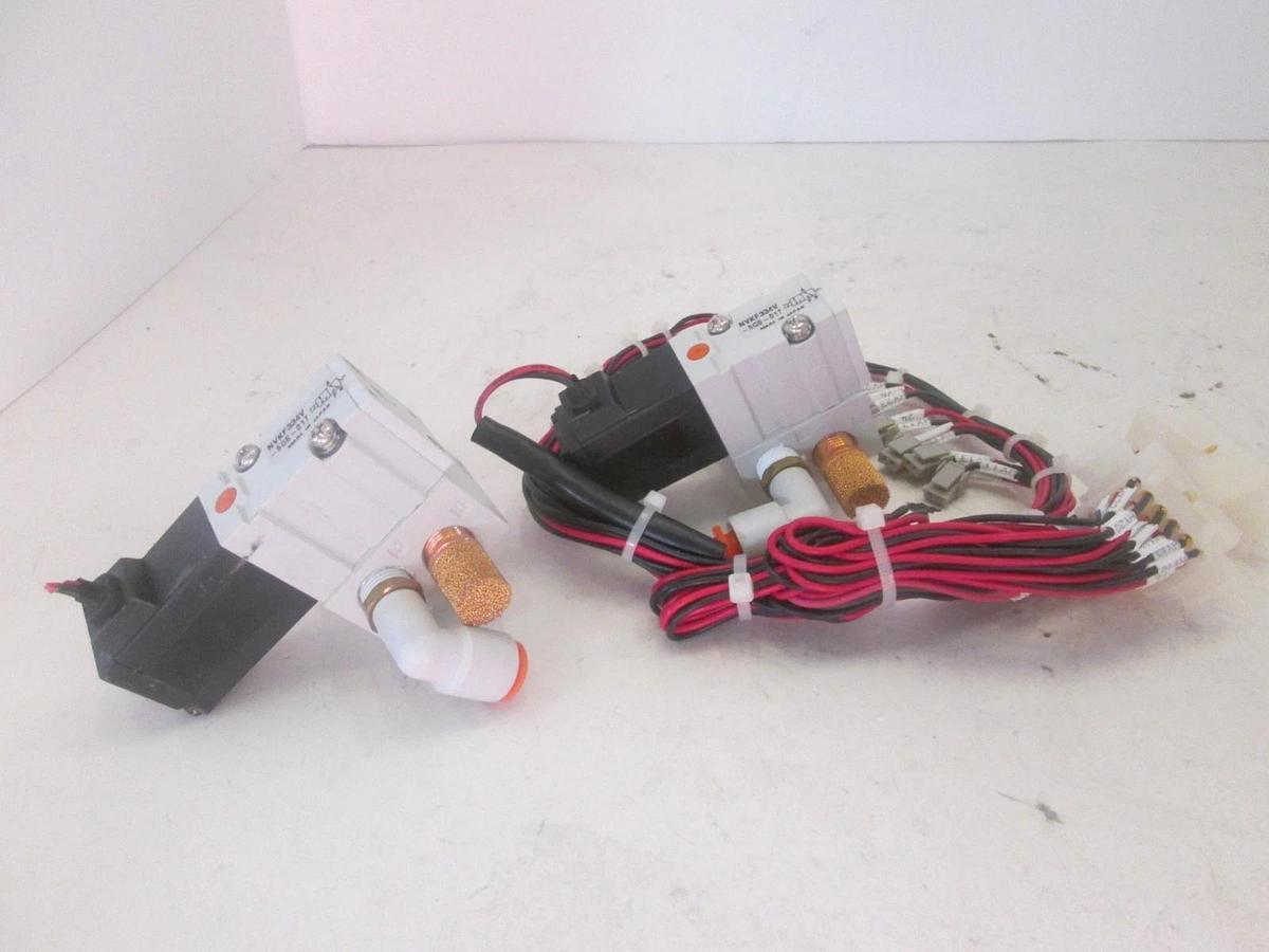 Used SMC, NVKF334V-5GS-01T, Solenoid Valve Assy, Used, Lot of 2