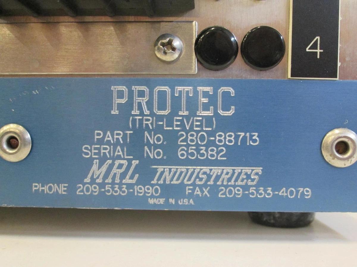 Used MRL Industries PROTEC Tri-level 280-88713
