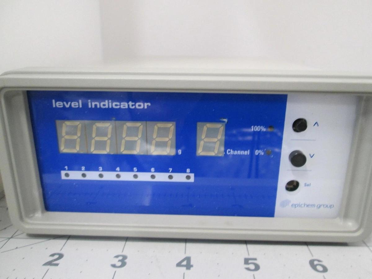 Used Epichem Group, EPCR-8, Level Indicator 8 Channel Read Out, Used