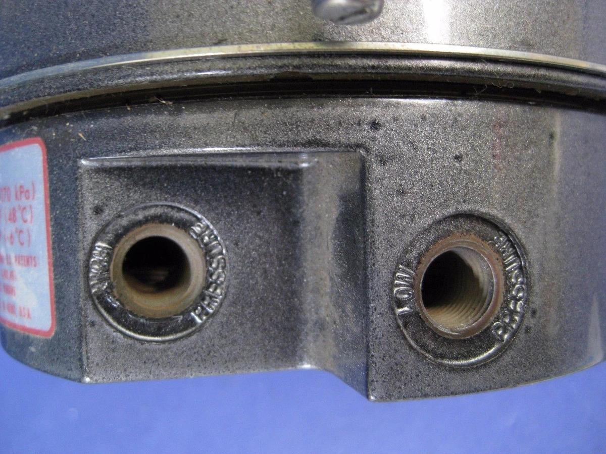 Used Dwyer 3001C Photohelic Gage Module , 0-1.0" of Water, Used