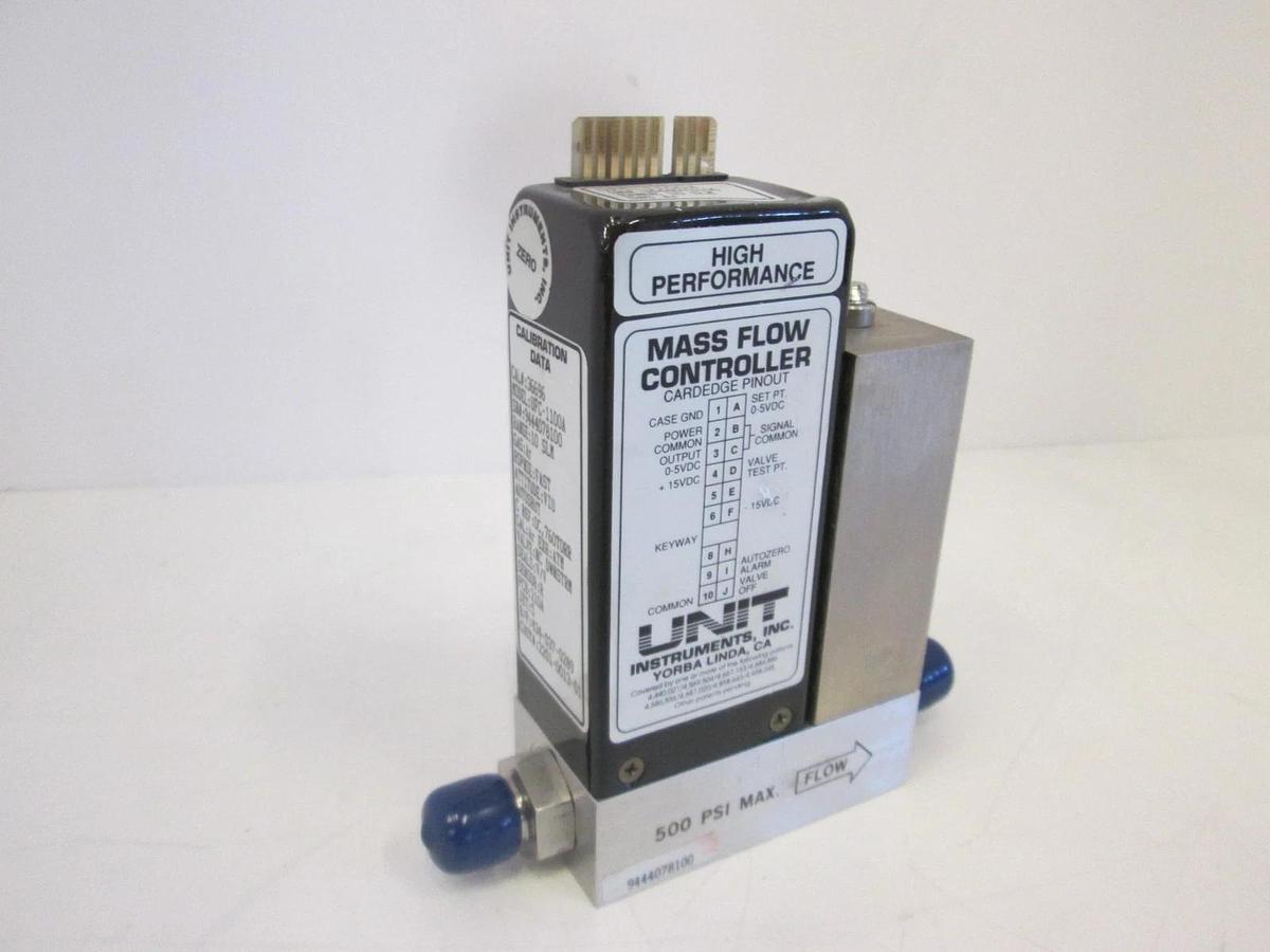 Used Unit Instruments, UFC-1100A, Mass Flow Controller, 10 SLM, Ar, Used