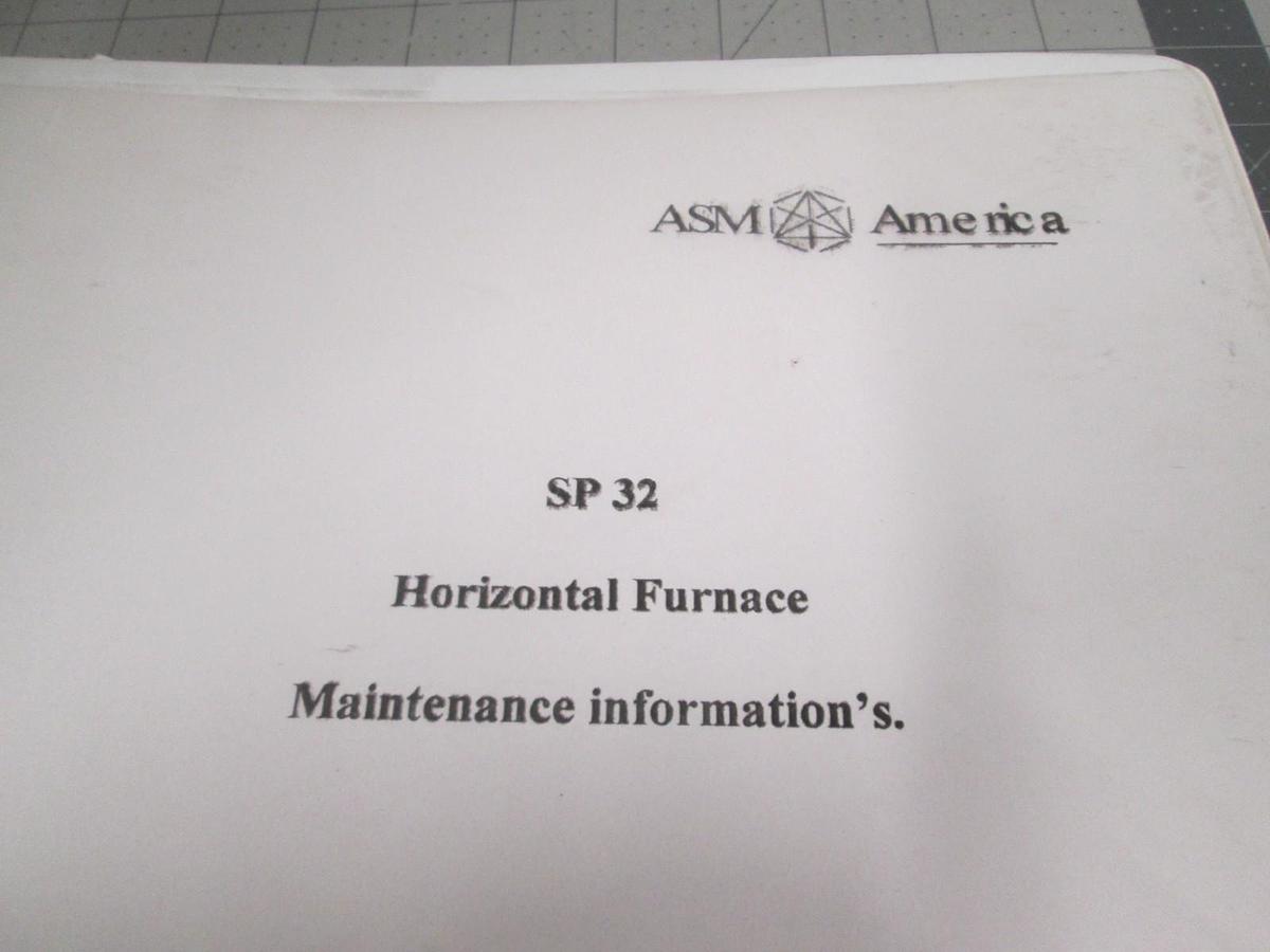 Used ASM, SP 32 Horizontal Furnace Maintenance Information, Used