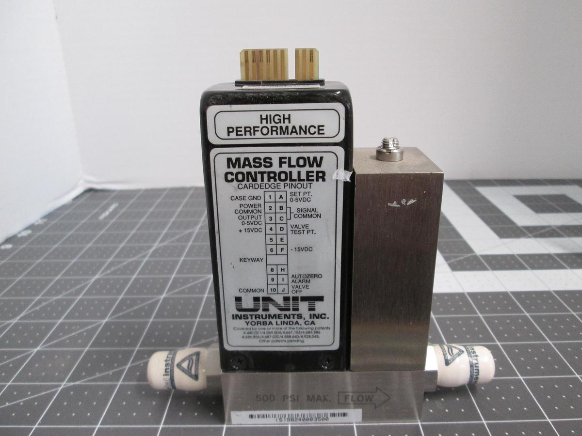 Used UNIT Instruments, UFC-1200A, Mass Flow Controller 20 SCCM CHCI3 N2 Ref