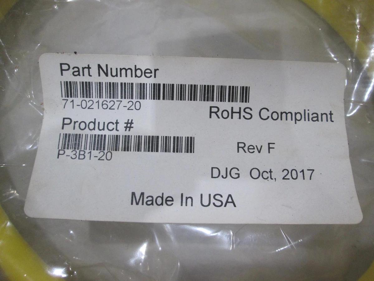 Used Parker Hannifin, P-3B1-20, Servo Cable, New