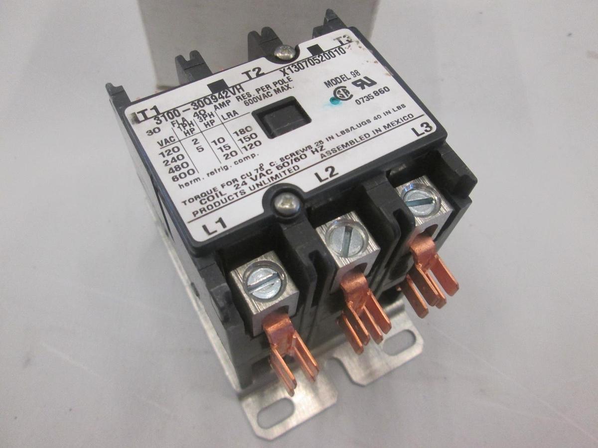 Service First, CTR01826, Contaactor, 3 Pole, New