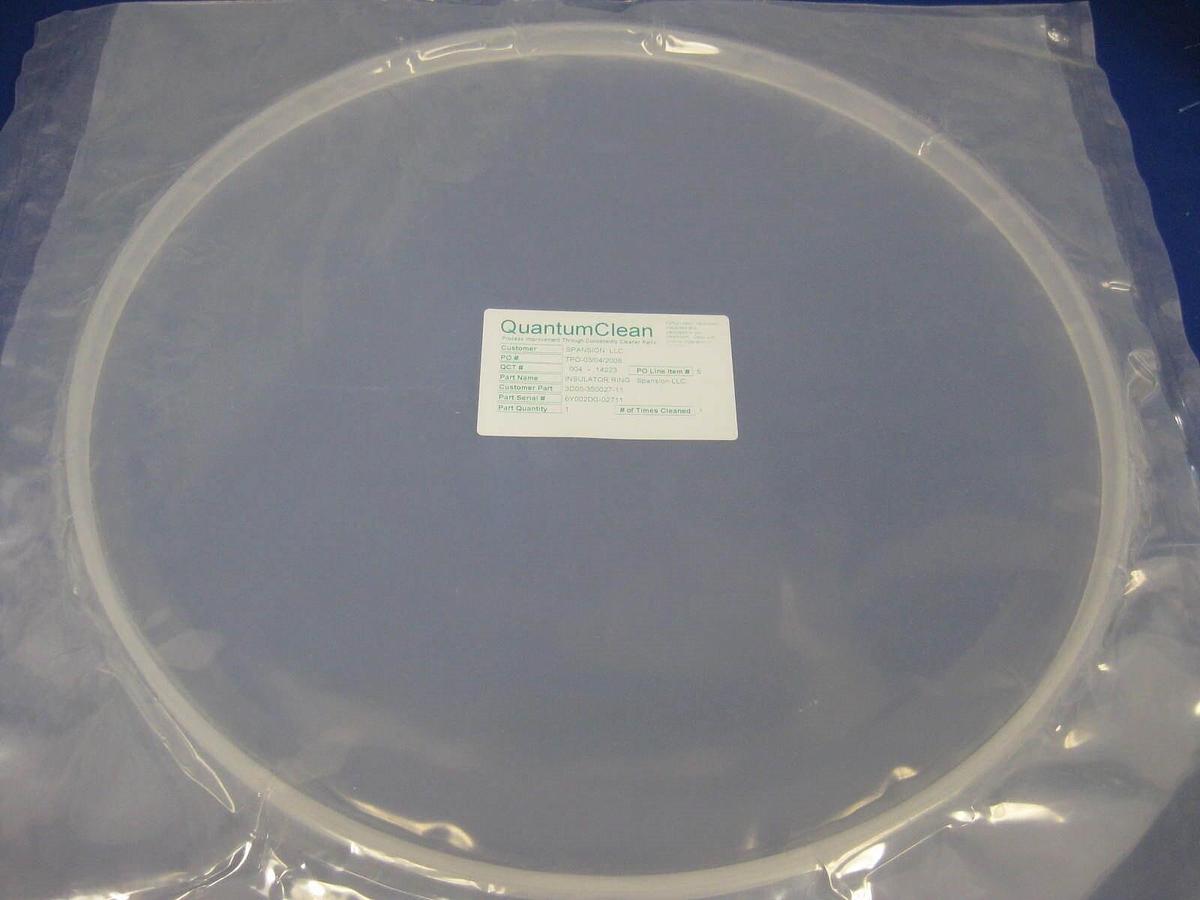 Used TEL Tokyo Electron Quartz Insulator Ring, 3D05-350027-11, New