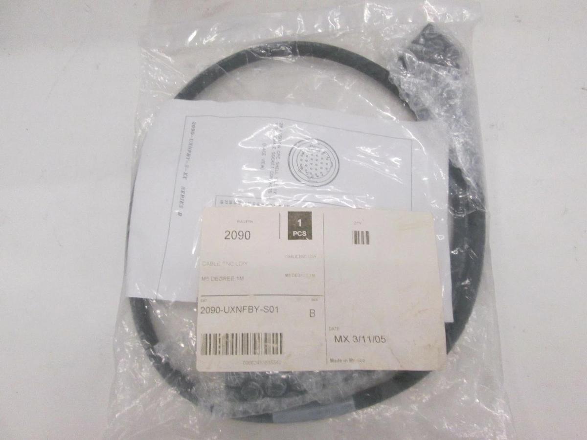 Buckles-Smith, Cable ENC, M5 Degree, 1m, 2090-UXNFBY-S01, New