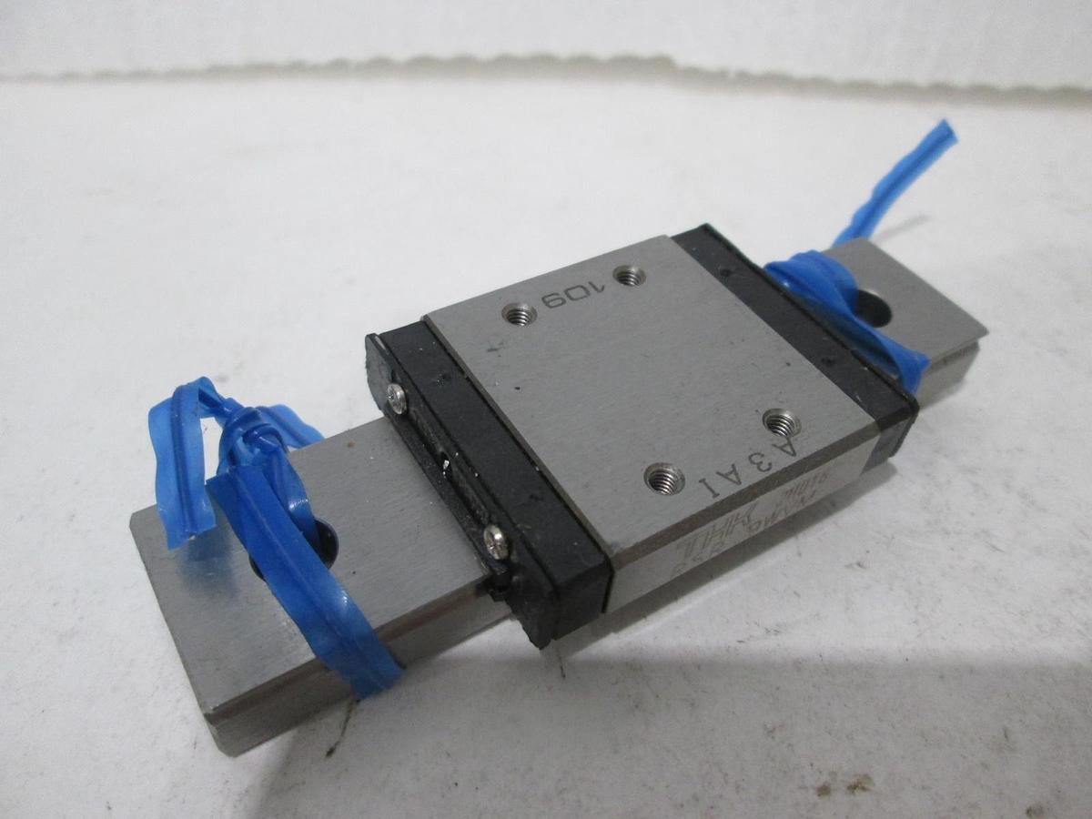 THK, RSR 9WVM, Linear Slide Block w/ Guide Rail, New